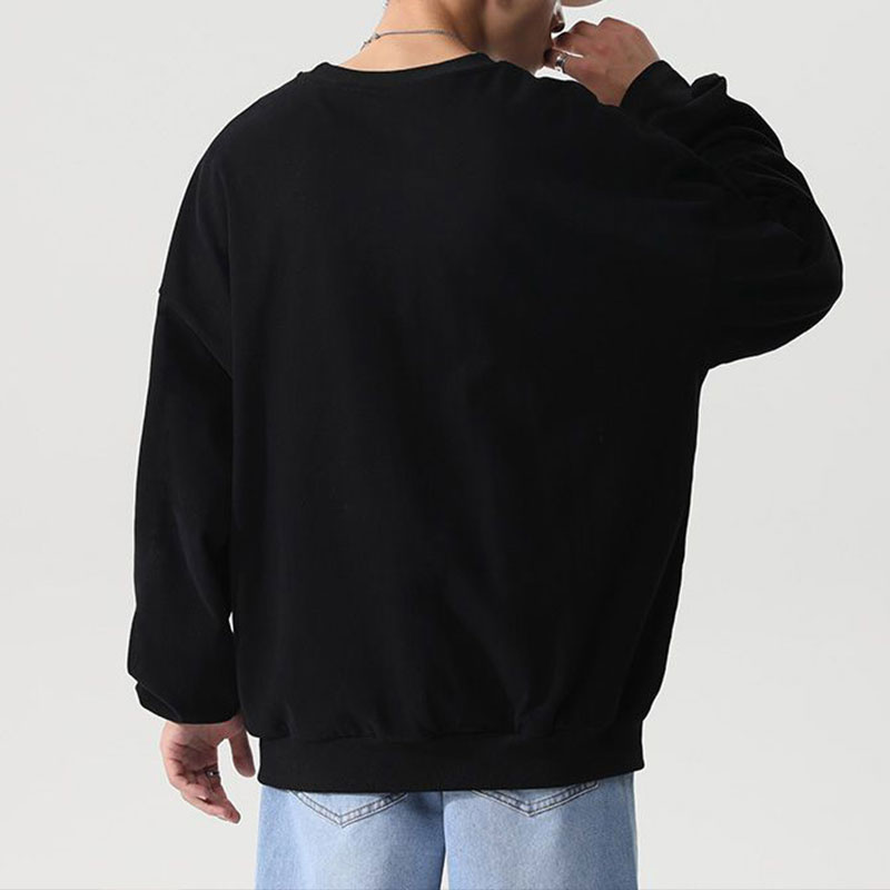 Li Ning Casual Sportswear Men’s Crew Neck Thickened And Fleece Lined