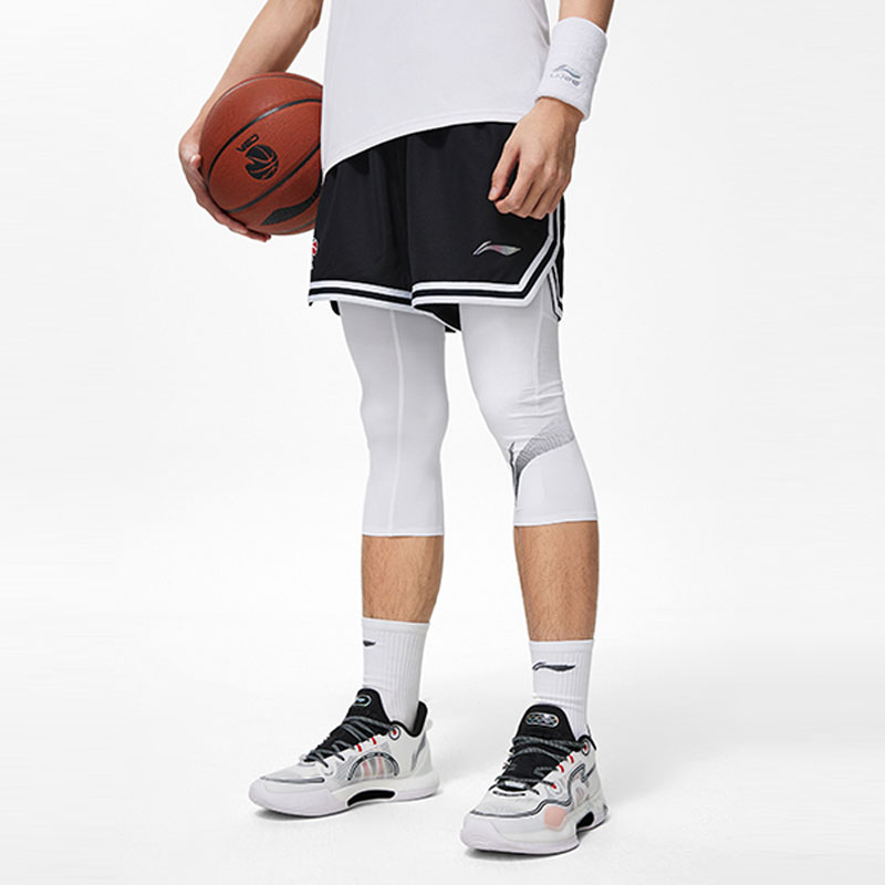 Li Ning CBA Collection Professional Basketball Collection Basketball Shorts Men’s Black