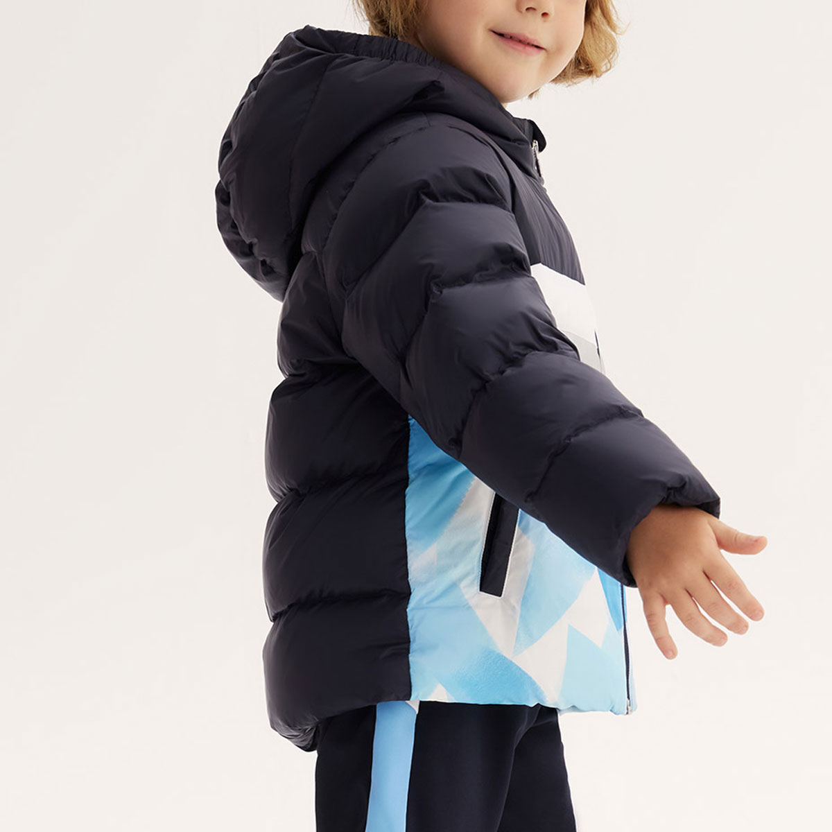 Детский пуховик Fila KIDS (разноцветный) — фото 3