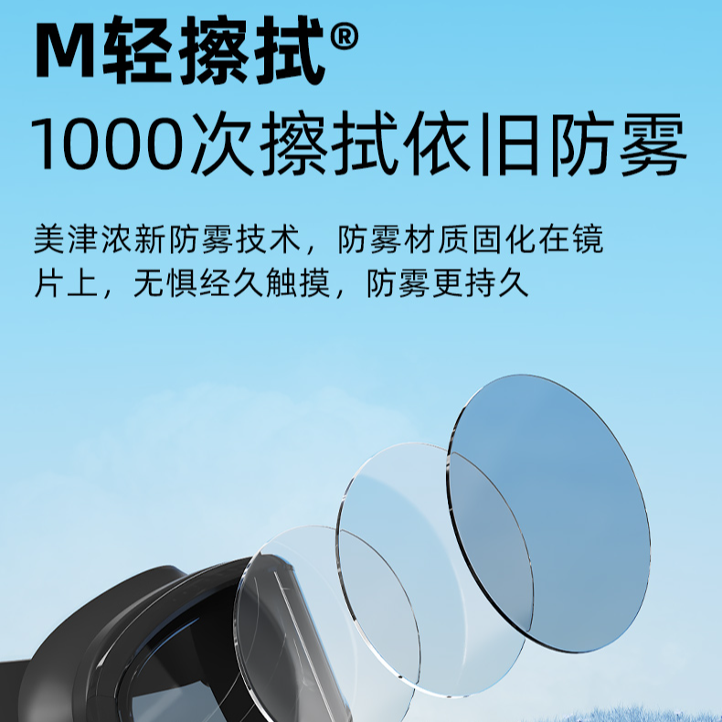 Mizuno Swim Goggles PC TPU Silicone Unisex