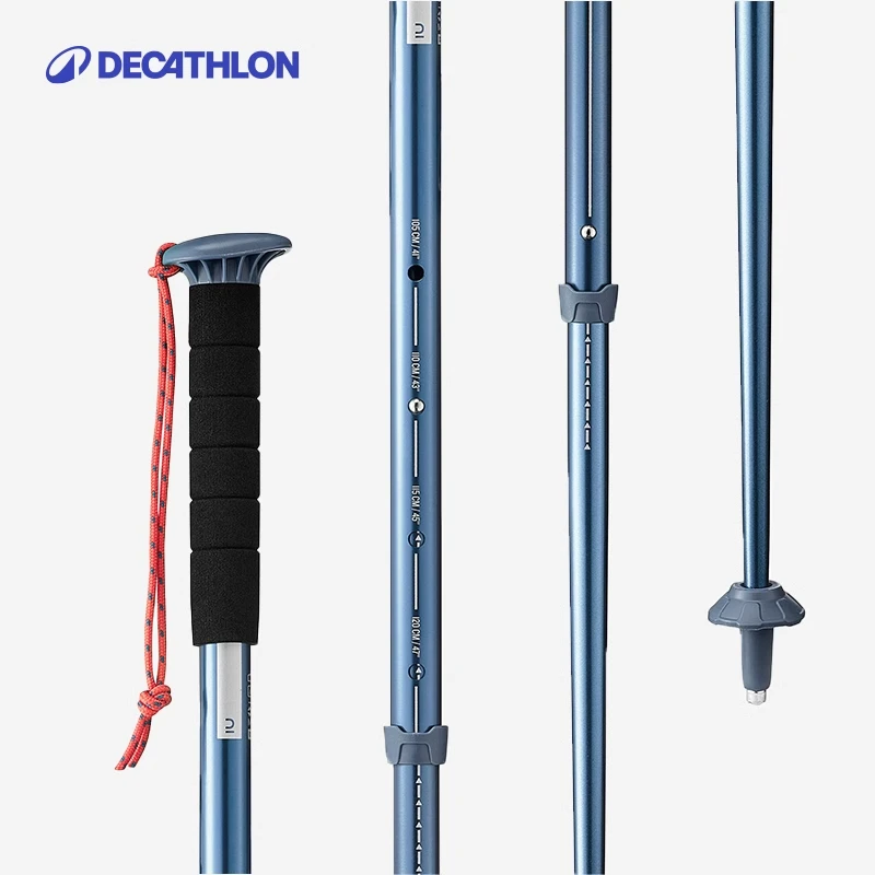 DECATHLON Outdoor Trekking Pole Aluminum, Polyethylene Unisex