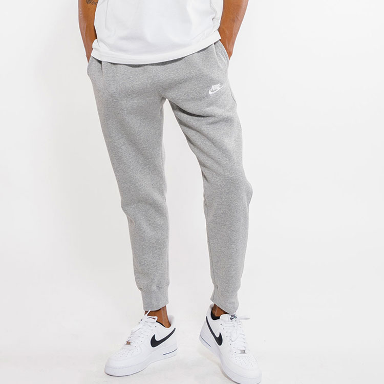 Мужские штаны Nike Sportswear Club Fleece (серые) — фото 4