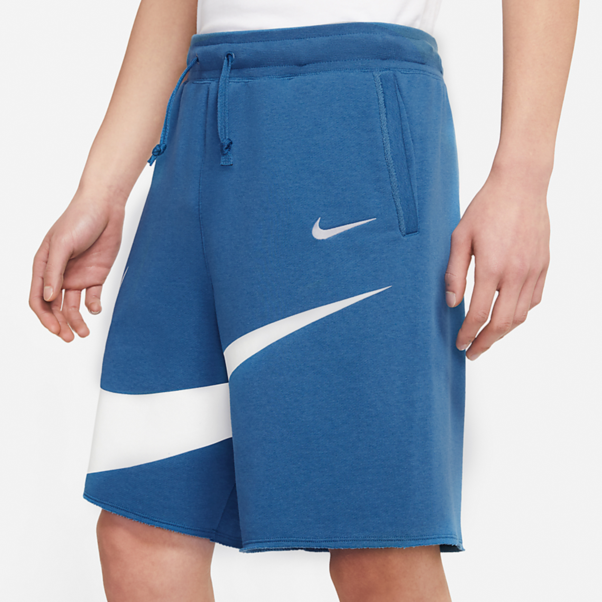 Мужские шорты Nike Sportswear Swoosh Logo (синие) — фото 5