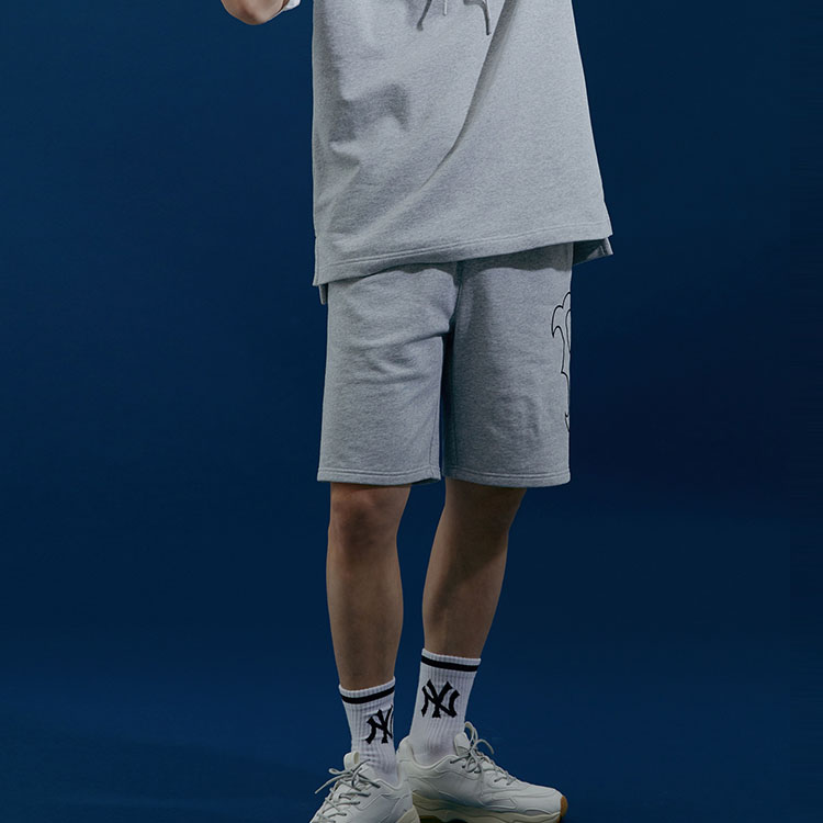 Шорты MLB SS21 (серые) — фото 5