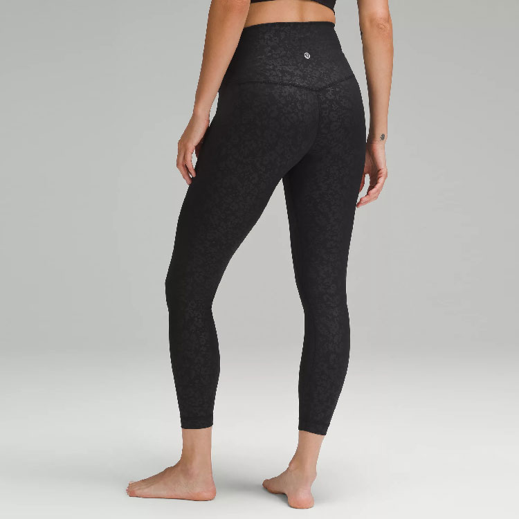 Lululemon Align™ Series Sports Pants 24′ Women’s Embossed Black