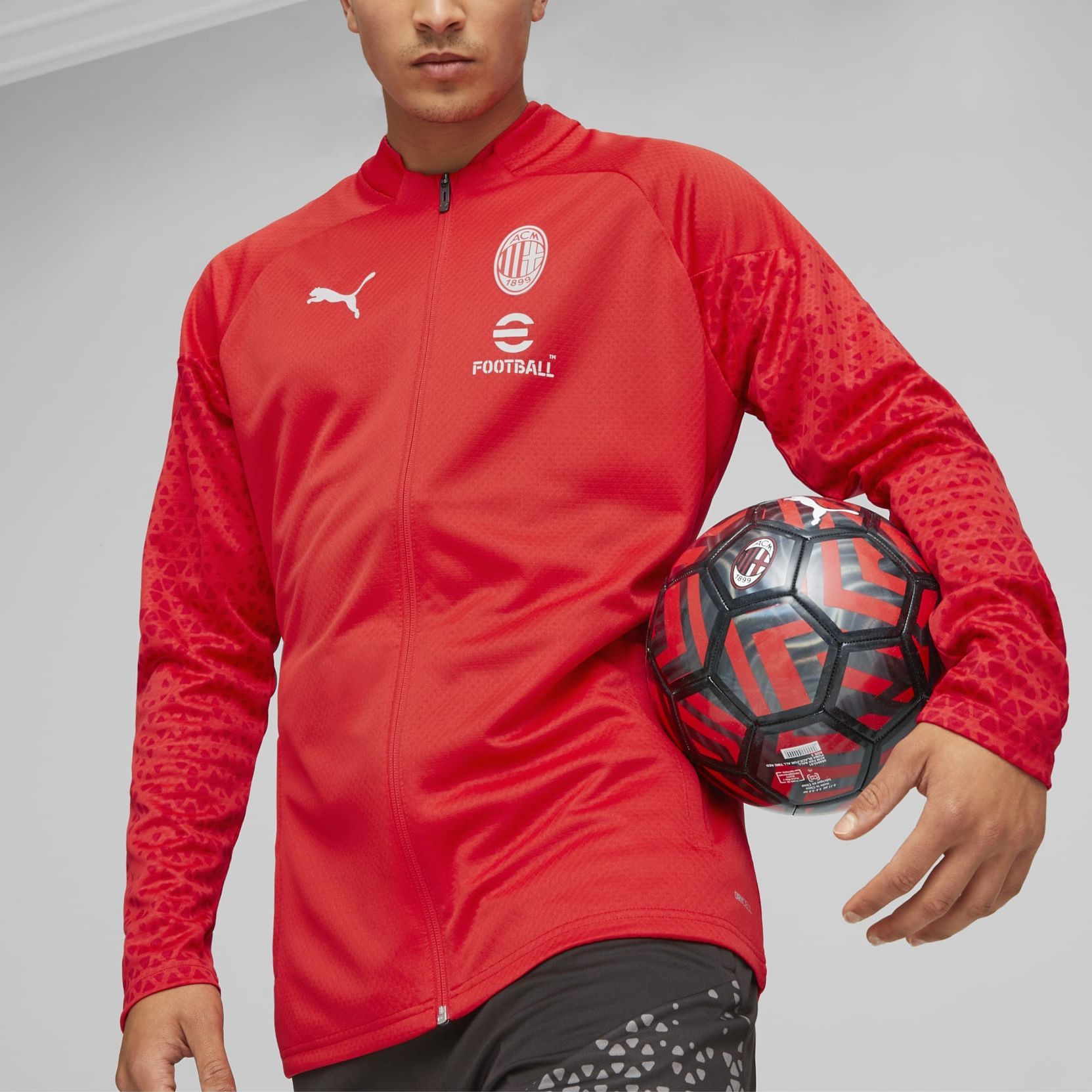 PUMA Chamarra Para Entrenar De Fútbol Del Ac Milan