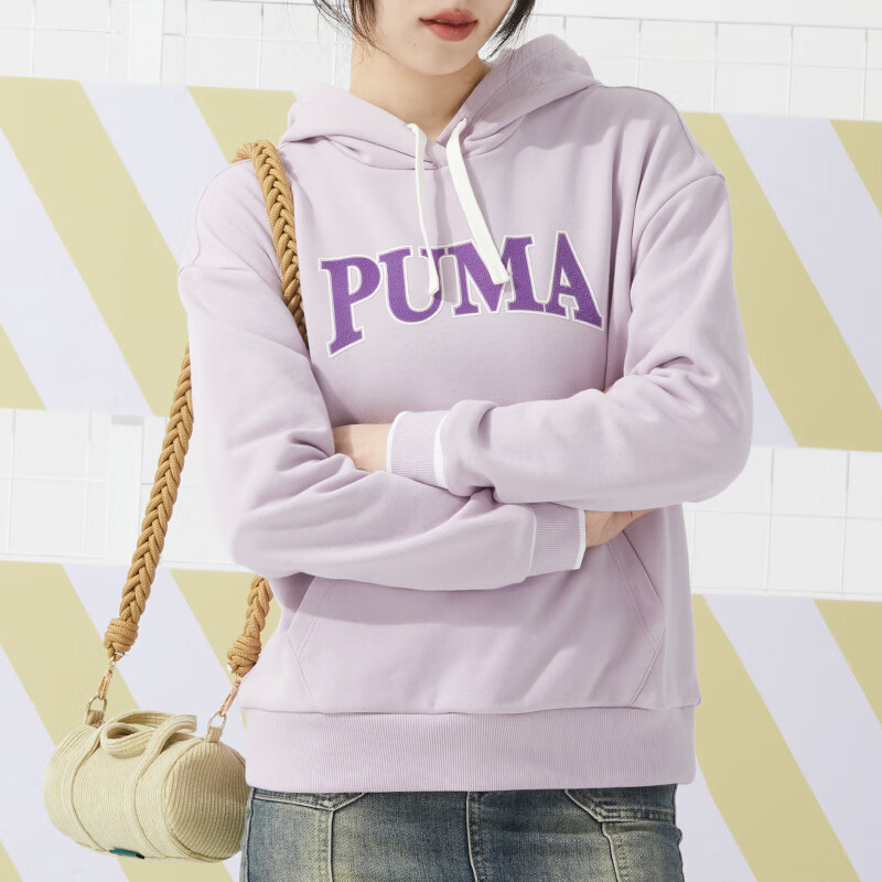 Женская худи PUMA (фиолетовая) — фото 3