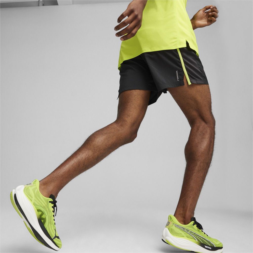 PUMA RUN FAVORITE VELOCITY 5′ SHORT Sports Shorts Men’s Black Turquoise