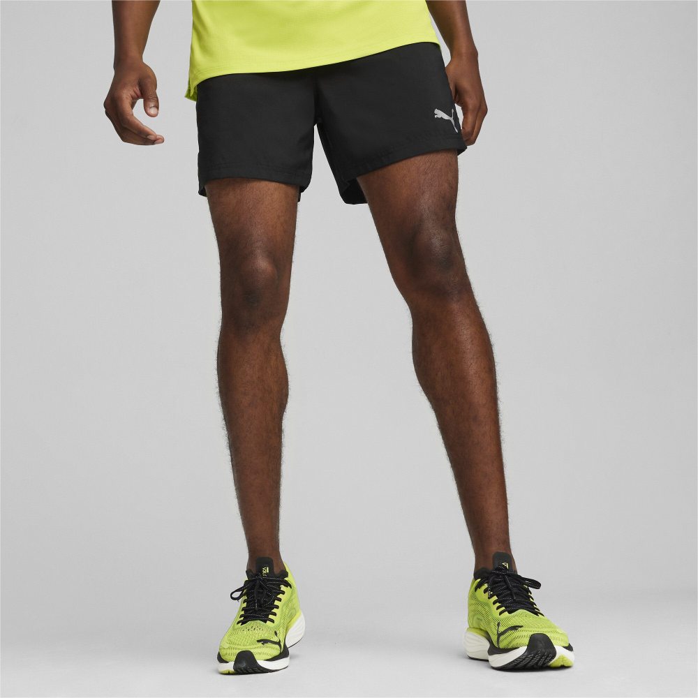 PUMA RUN FAVORITE VELOCITY 5′ SHORT Sports Shorts Men’s Black Turquoise