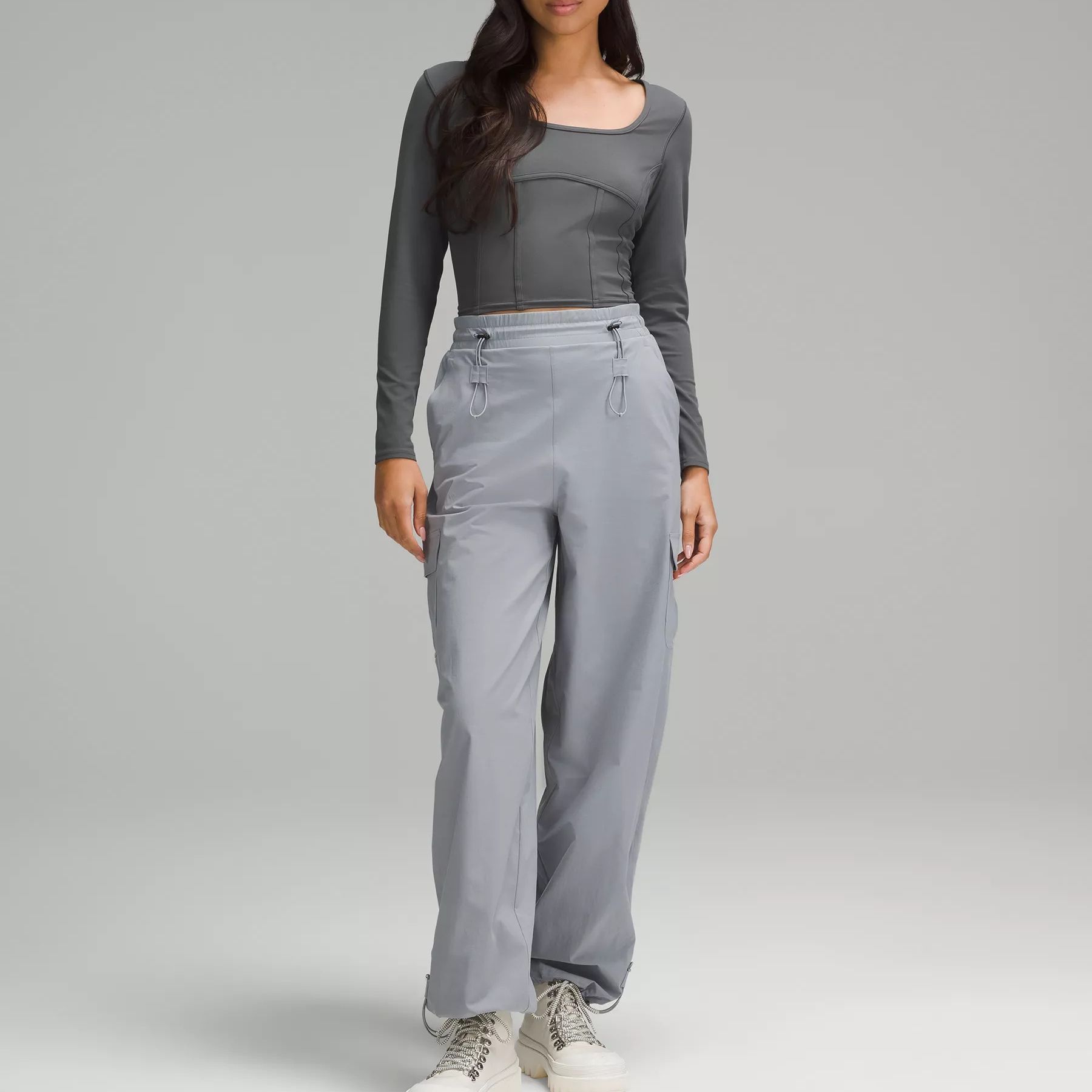 Lululemon Yoga T Shirts Women’s Square Collar Moderate