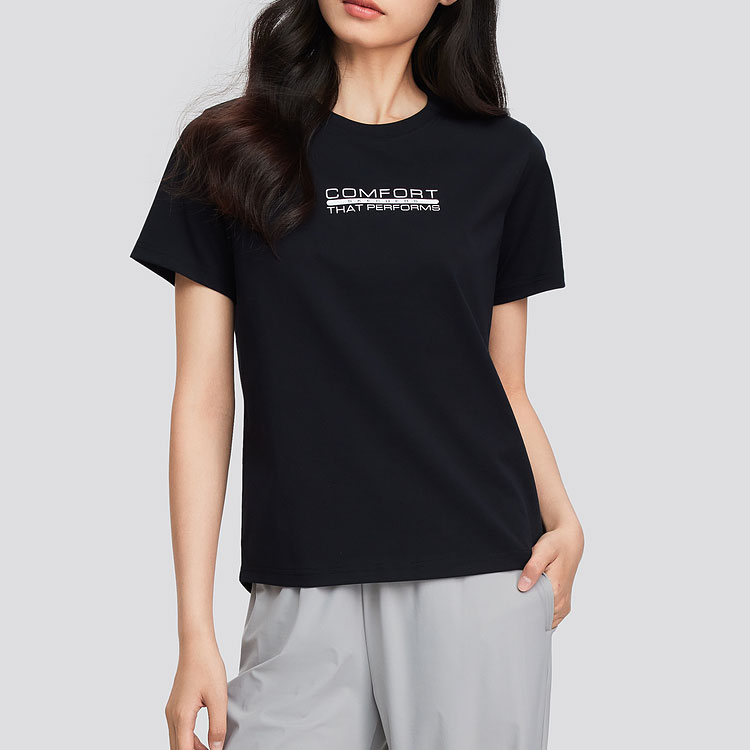 Skechers T Shirt Women’s Carbon Black