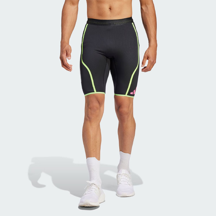 Adidas Sportswear ADIZERO RUNNING SHORT LEGGINGS Sports Shorts Men’s Black