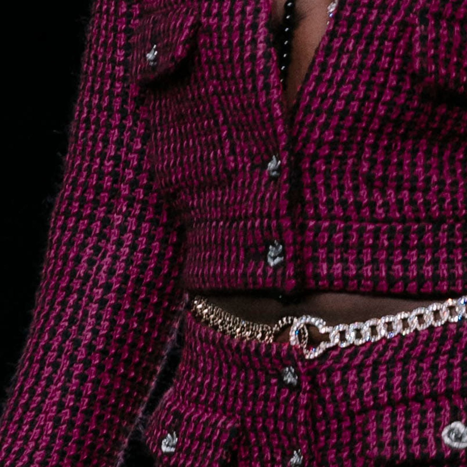 Женская куртка Chanel 23K (розовая) — фото 5