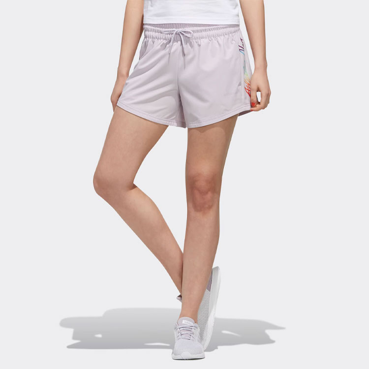 Adidas Neo Sports Shorts Women’s Light Purple Moderate Woven Shorts