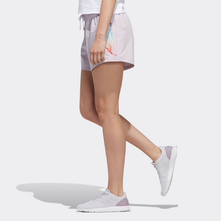 Adidas Neo Sports Shorts Women’s Light Purple Moderate Woven Shorts