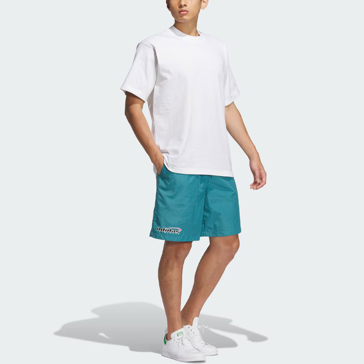 Adidas Originals Play Football Light Woven Shorts Sports Shorts Men’s Arctic Ocean Blue