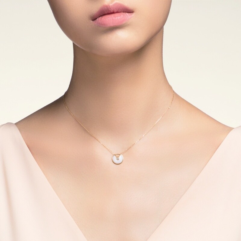 Женские очки Cartier Amulette (золотые) — фото 4