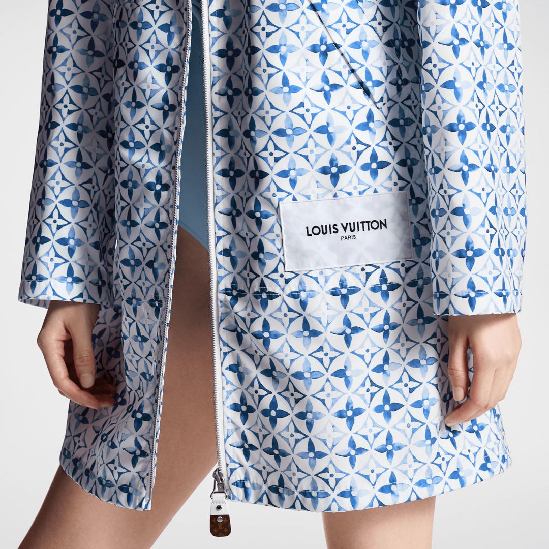 Женская куртка Louis Vuitton (синий) — фото 4
