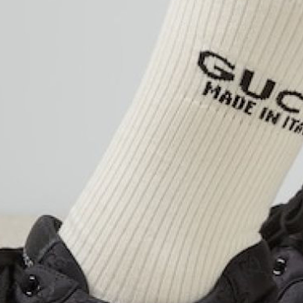 GUCCI FW23 Knee High Socks Men’s 1 Pack Beige