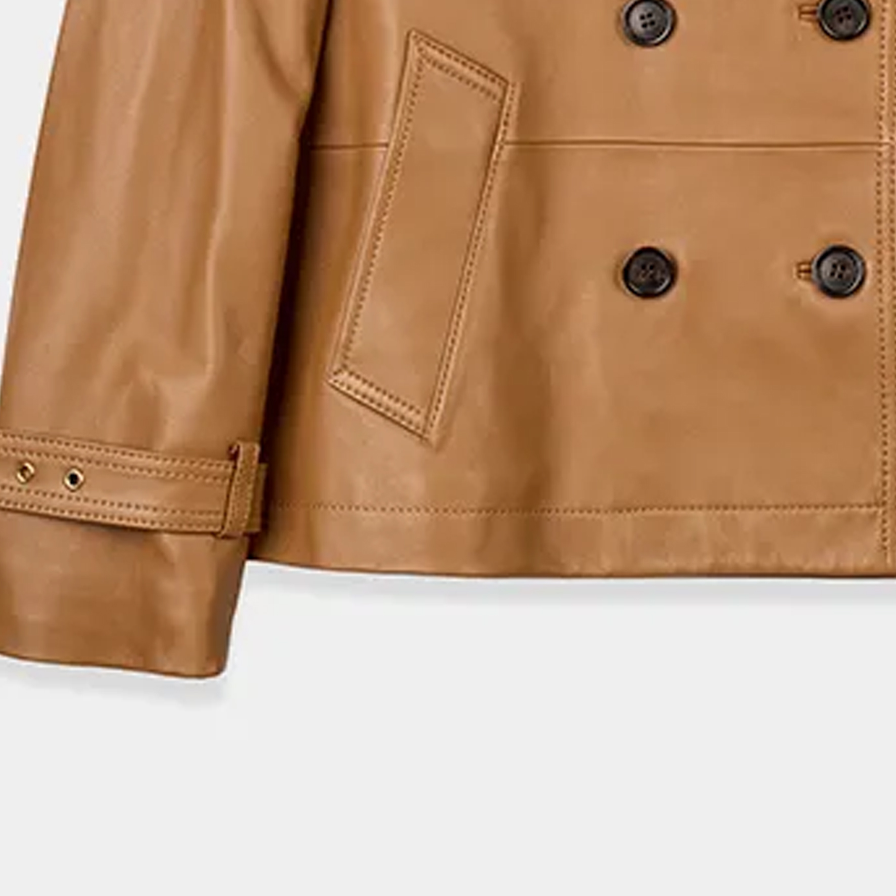 Женская куртка COACH SS24 (светло-коричневая) — фото 6
