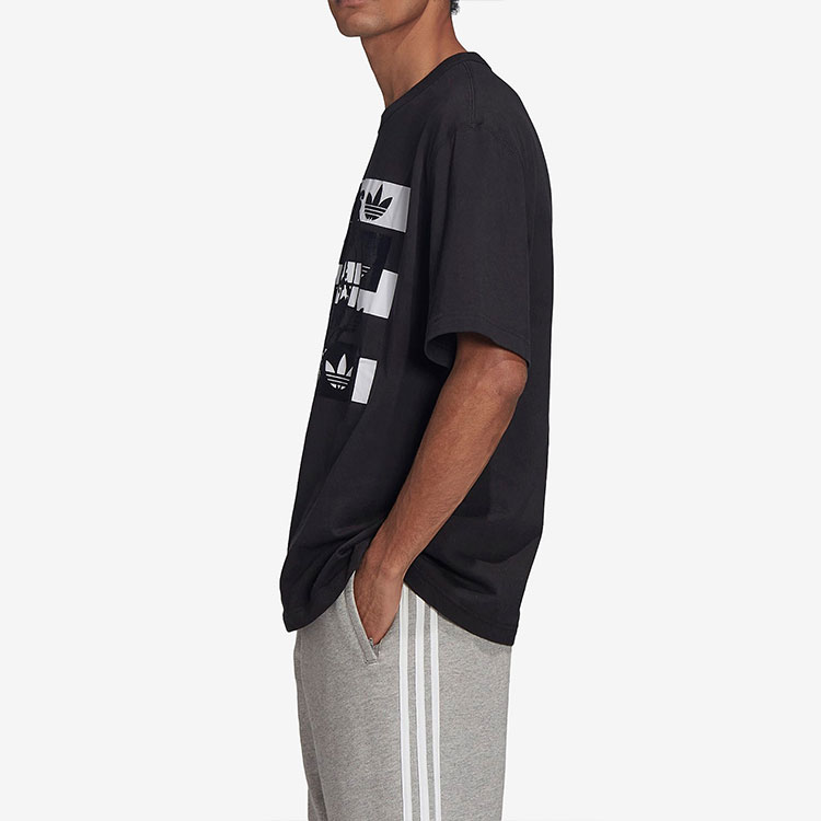 Мужская футболка adidas originals Msg Ss Tee (черная) — фото 3