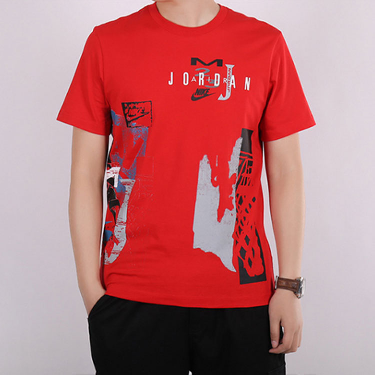 Мужская футболка Jordan Air Sport DNA (белая) — фото 3
