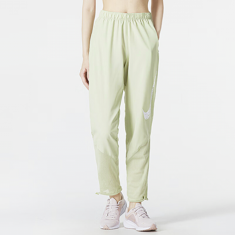 Nike Running Pants Women’s Green Moderate Straight Fit Pants