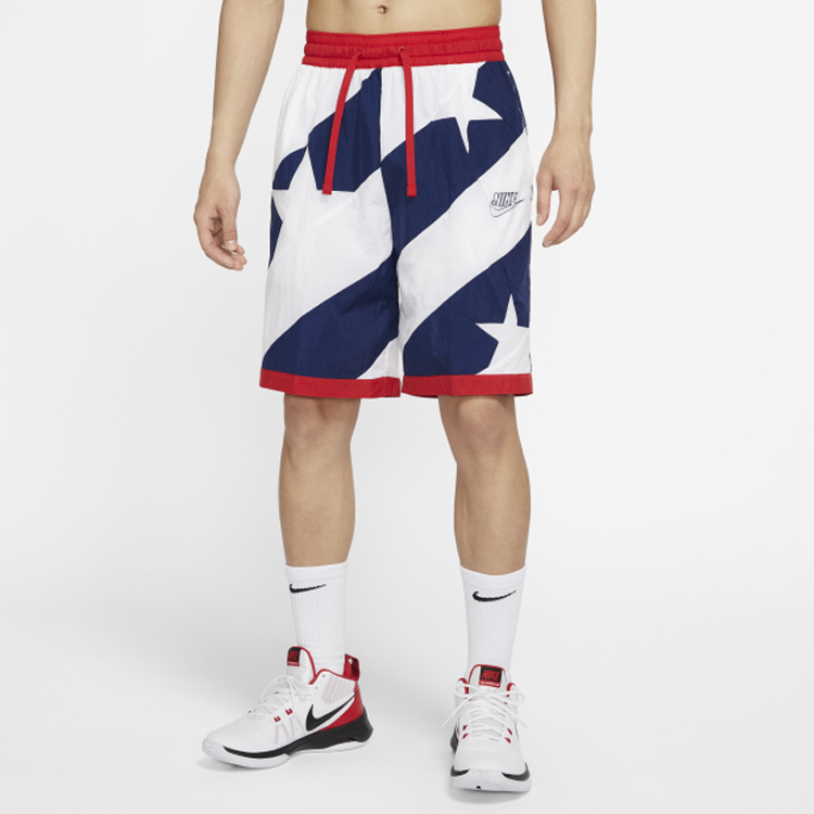 Мужские шорты Nike (сине-белые) — фото 3