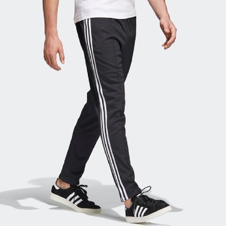 Мужские штаны adidas originals BB Track Pants Black Logo (черный) — фото 4