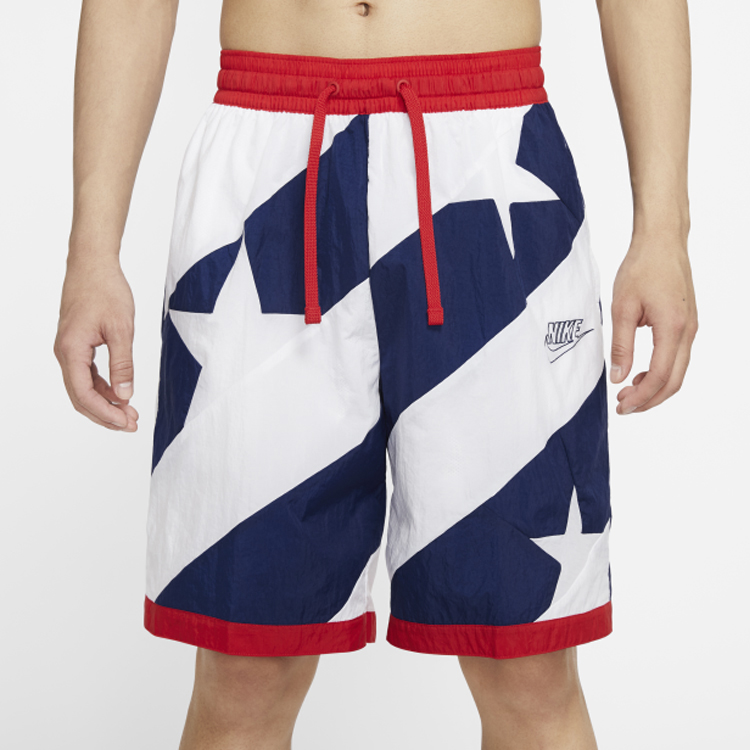 Мужские шорты Nike (сине-белые) — фото 4
