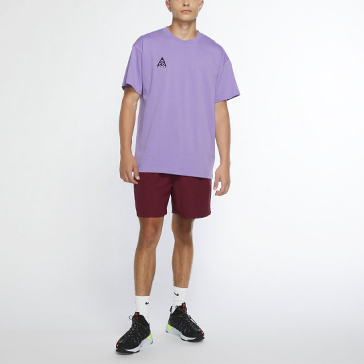 Мужская футболка Nike ACG LogoT (атоми-сине-черный) — фото 3