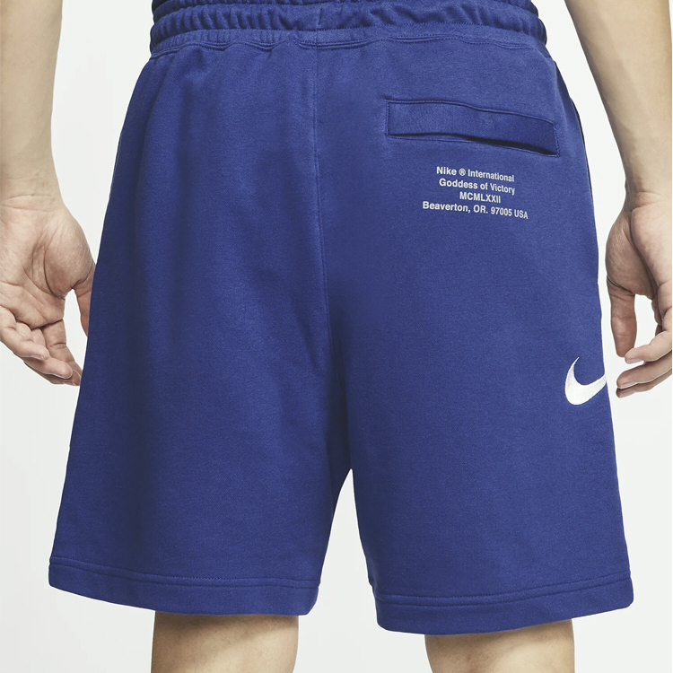 Мужские шорты Nike Swoosh French Terry Short (синие) — фото 6