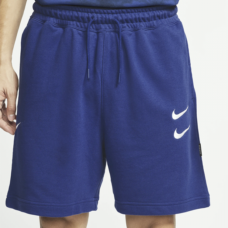 Мужские шорты Nike Swoosh French Terry Short (синие) — фото 5