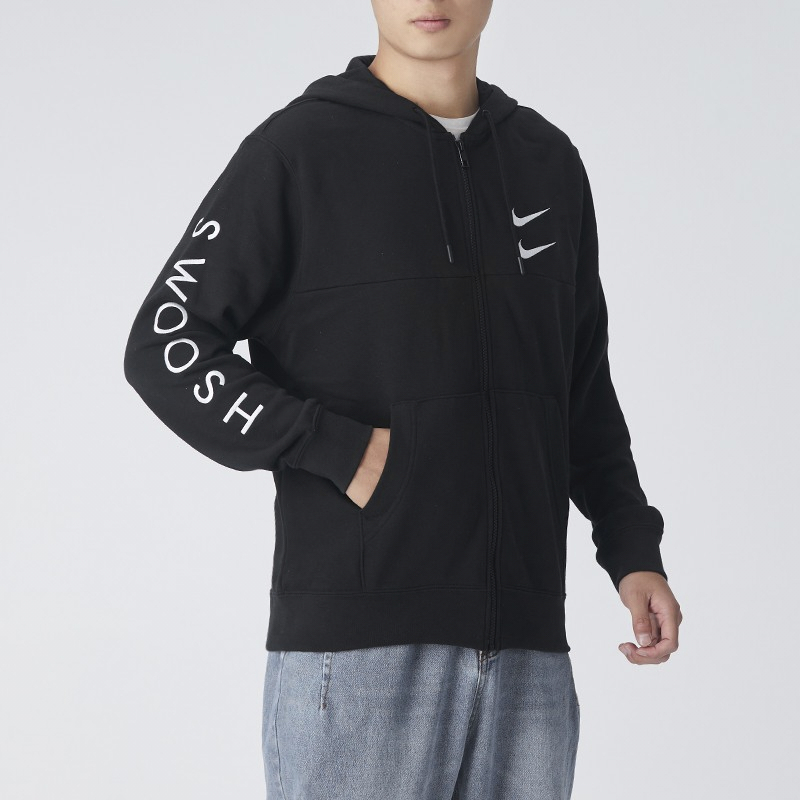 Мужская куртка Nike Logo (черная) — фото 4