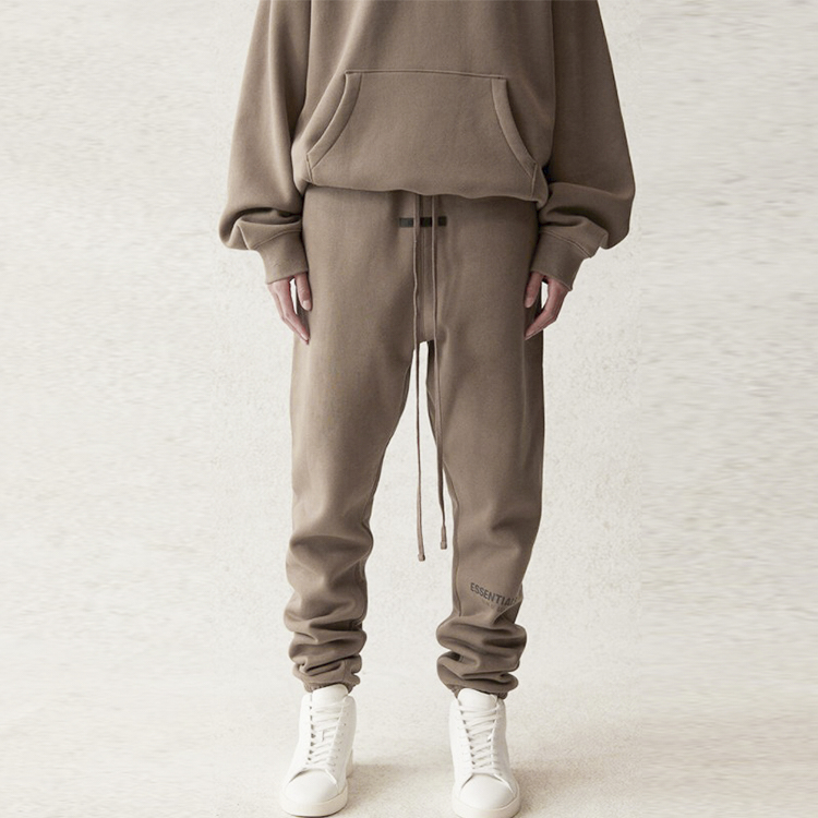 Штаны Fear of God Essentials SS21 Sweatpant (/ серо-коричневые) — фото 3