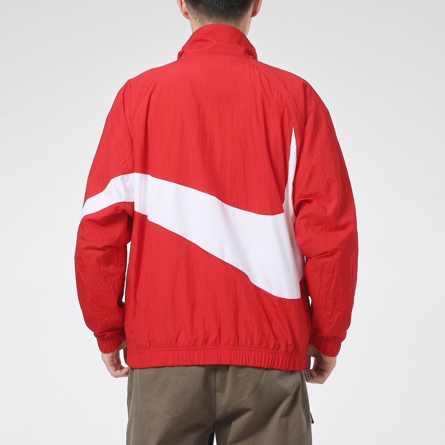 Мужская куртка Nike Big Swoosh Sportswear (красная) — фото 4