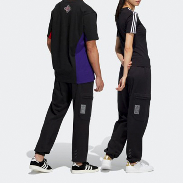 Adidas Originals X Melting Sadness Sports Pants Unisex Black Moderate