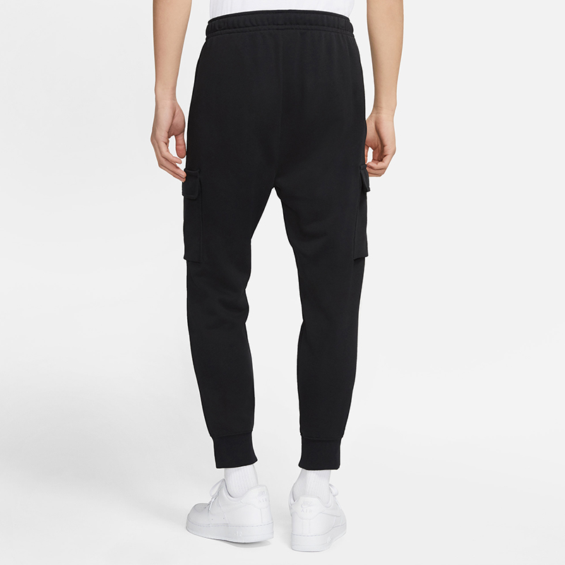 Мужские штаны Nike Sportswear Club French Terry (черные) — фото 6