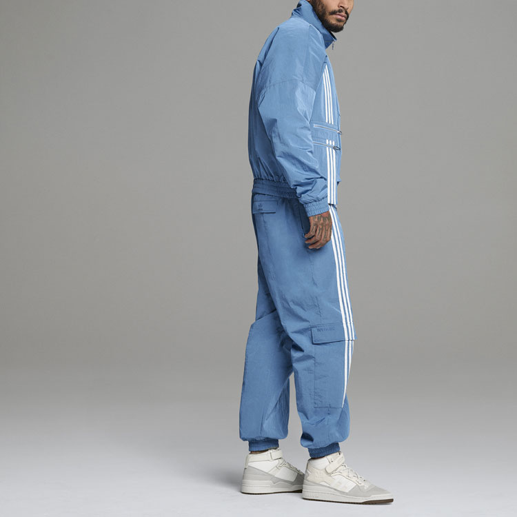 Штаны adidas originals Ivp Nyl Pn 4all (синие) — фото 6