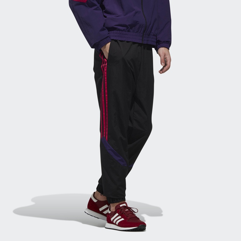 Мужские штаны adidas originals Sportive Trkpnt (черные) — фото 6