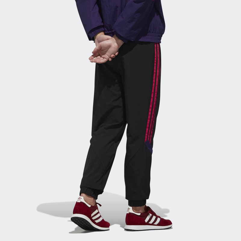 Мужские штаны adidas originals Sportive Trkpnt (черные) — фото 7
