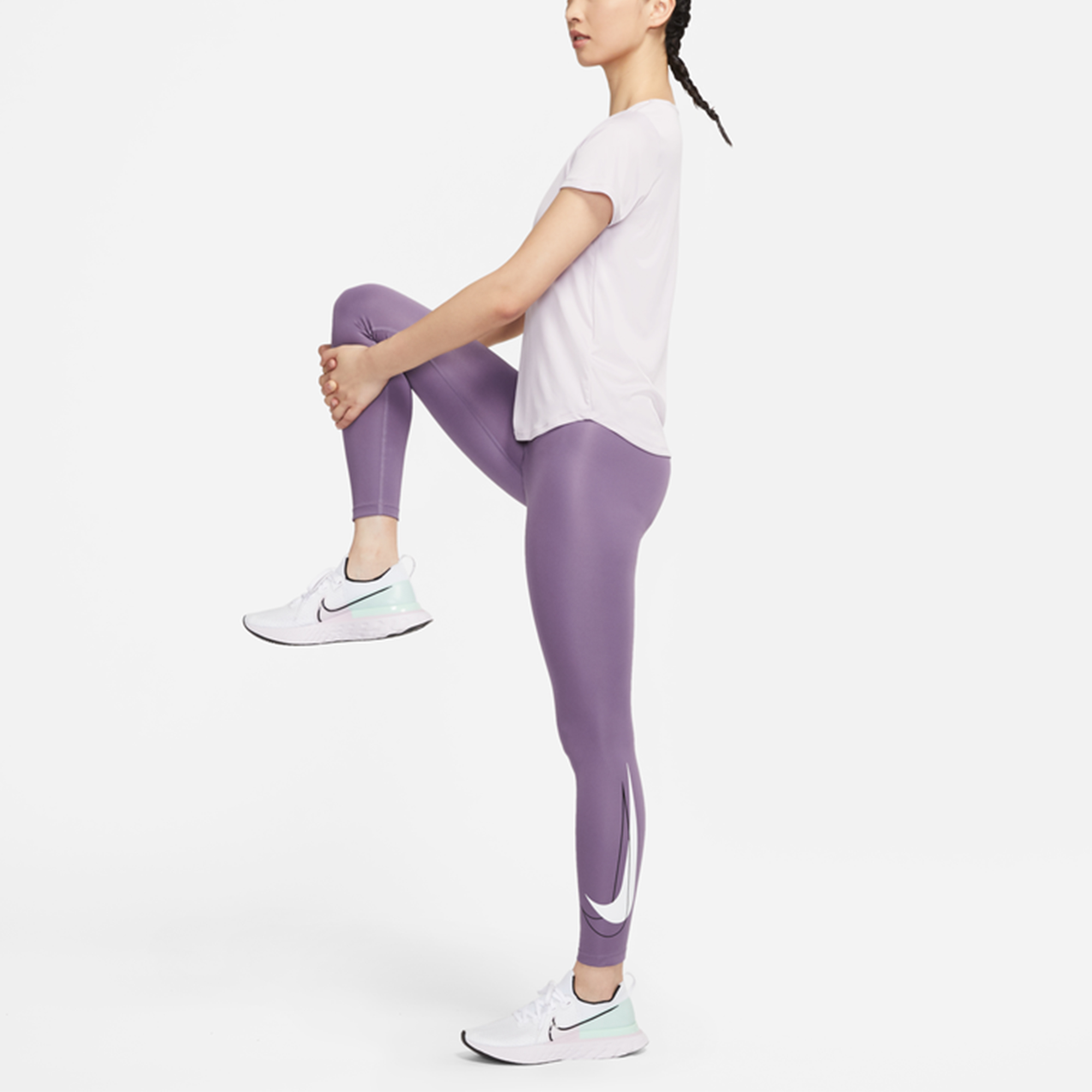 Nike Dri Fit Running Pants Women’s Purple Moderate