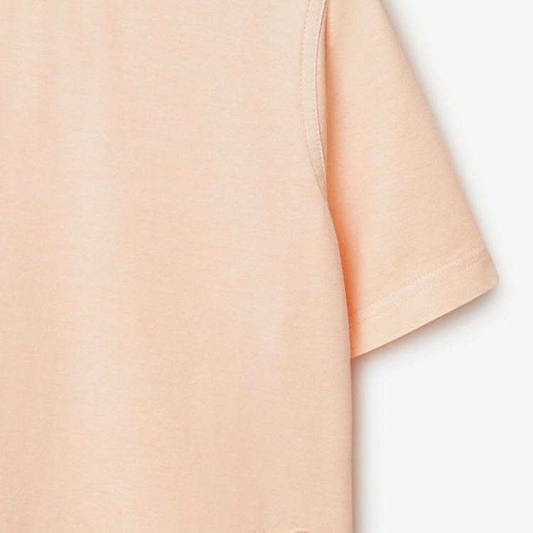Женские футболка Burberry BurberryT SS24Logo (розовый) — фото 6