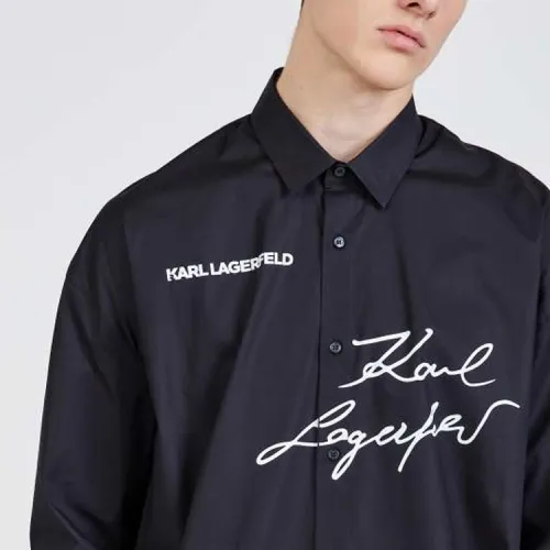 KARL LAGERFELD / Karl Lagerfeld Jeans Черные Мужские Рубашки