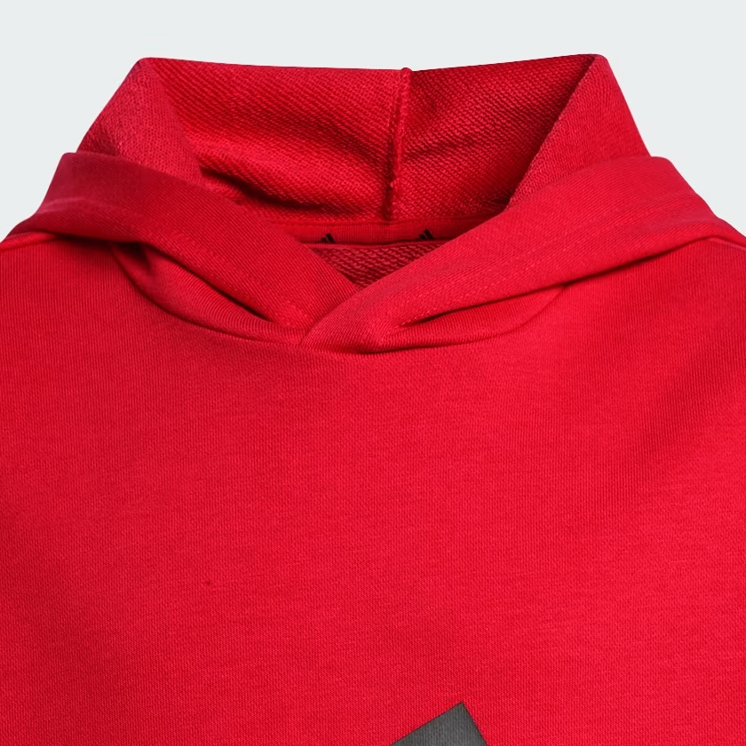 Толстовка adidas Sportswear ESSENTIALS / (красно-черный) — фото 5