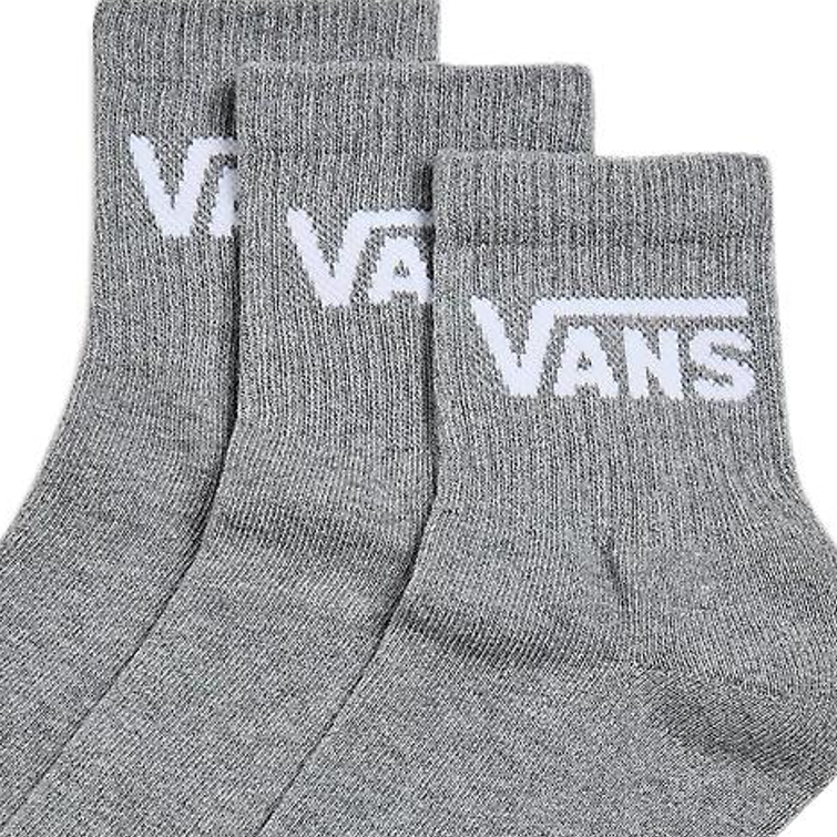 Vans Classic Half Crew 3 Pack Sock Crew Socks Men’s 3 Pack Gray