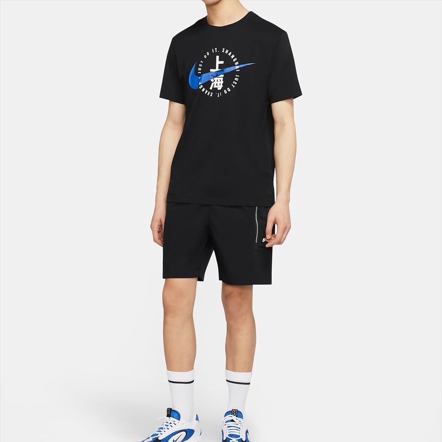 Мужская футболка Nike T (черная) — фото 3
