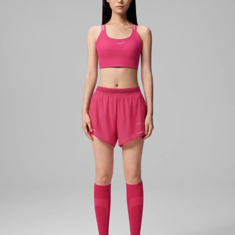 Saucony Sports Shorts Women’s Lilac Red