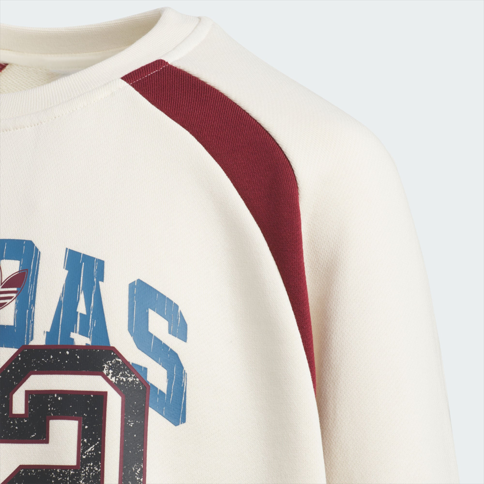 Мужское худи adidas originals Basketball Sweatshirts SS25 LONG SLEEVE (черно-белое) — фото 4