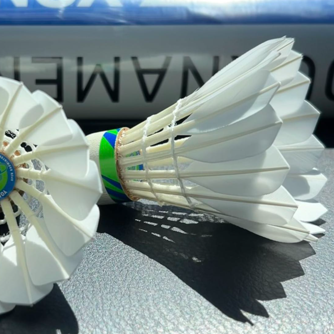 YONEX Goose Feather Shuttlecock 12 Pack Goose Feather Shuttlecocks